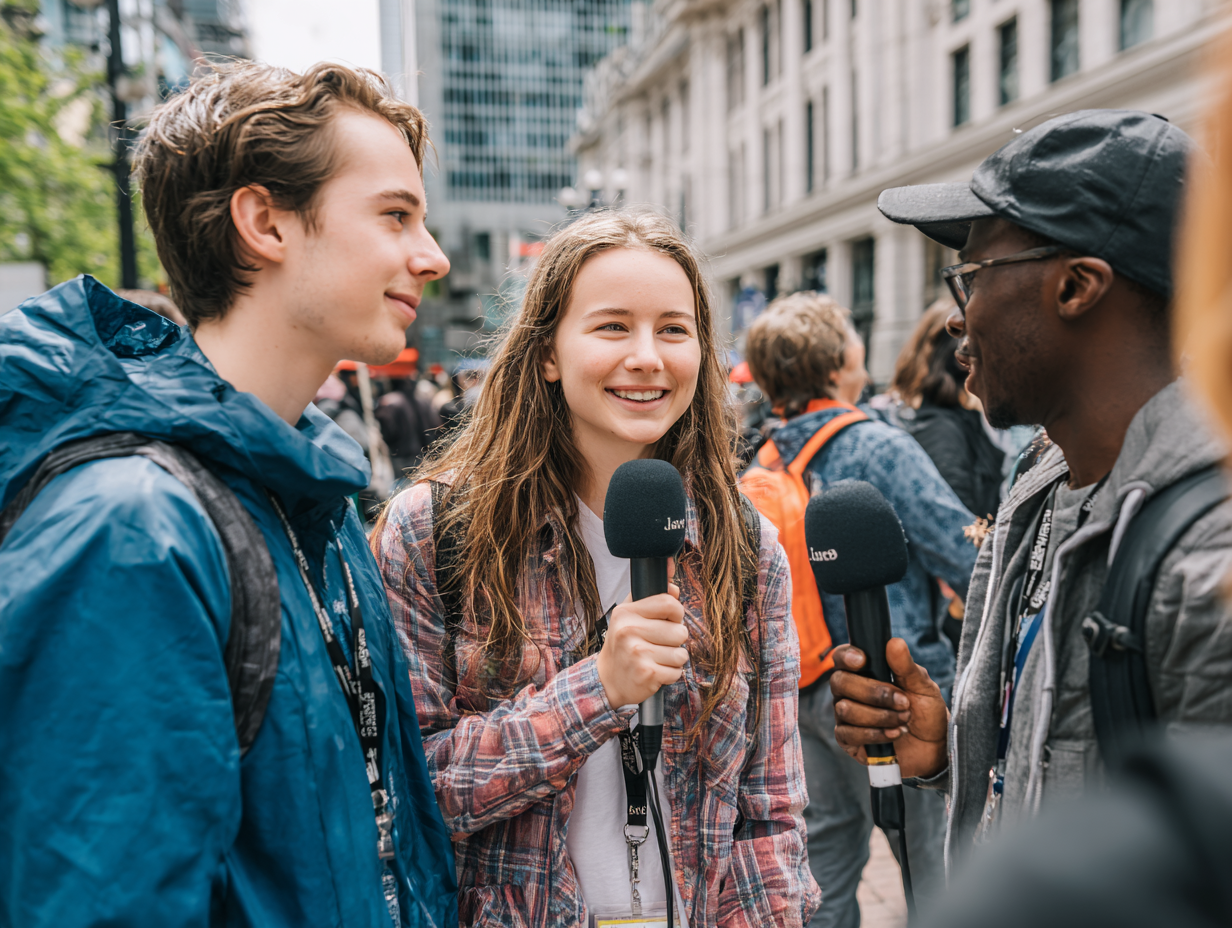 Работа студента по журналистике